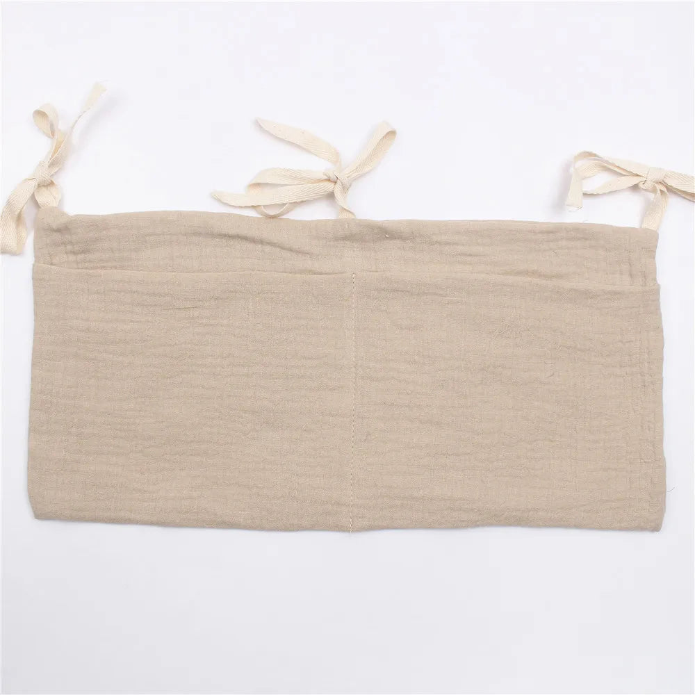 New Portable Baby Crib Storage Bag Multifunctional Newborn Bed Headboard Organizer For Kids Baby Bedding Diaper Bag